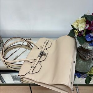 Elegant Cream Women's Handbag